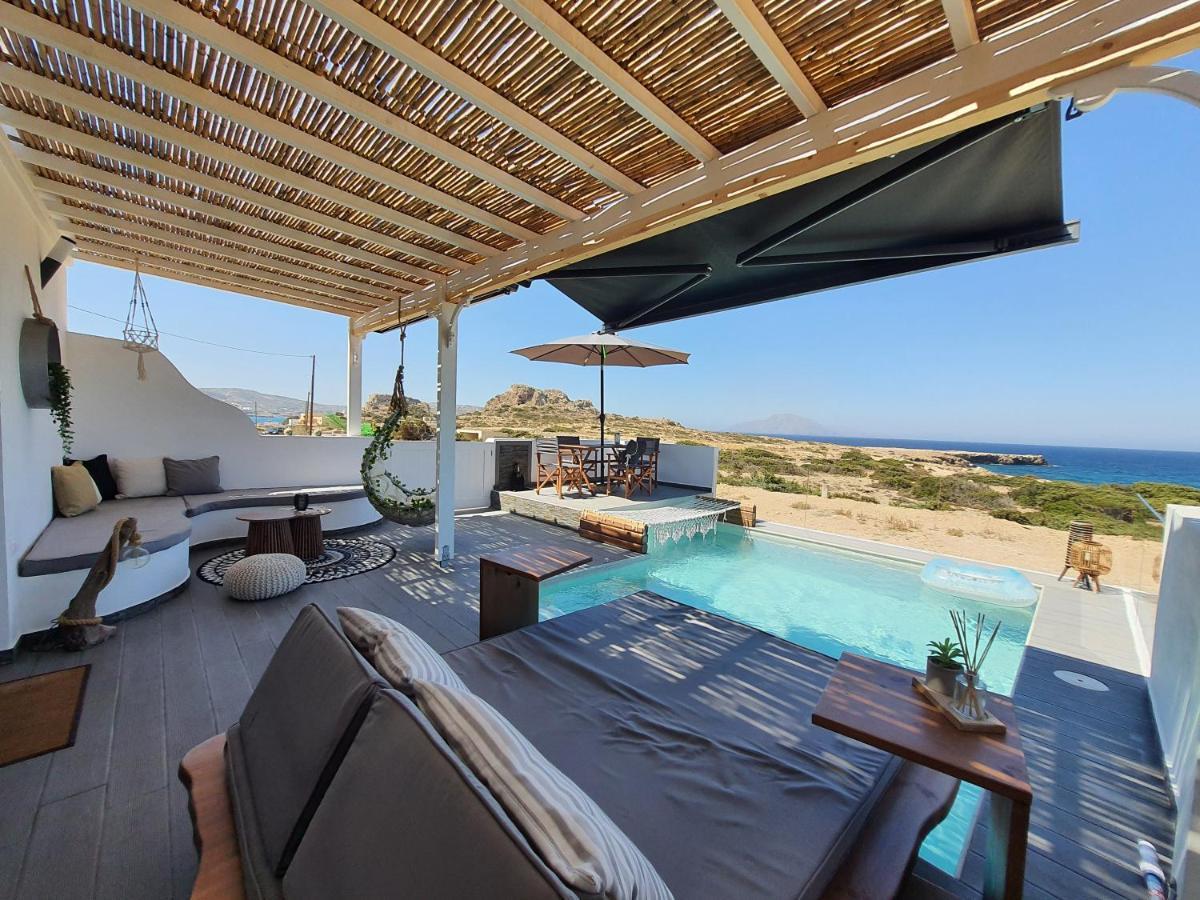 Tramonto Luxury Villa No2 - Breathtaking Sunset View Foinikion Exterior photo