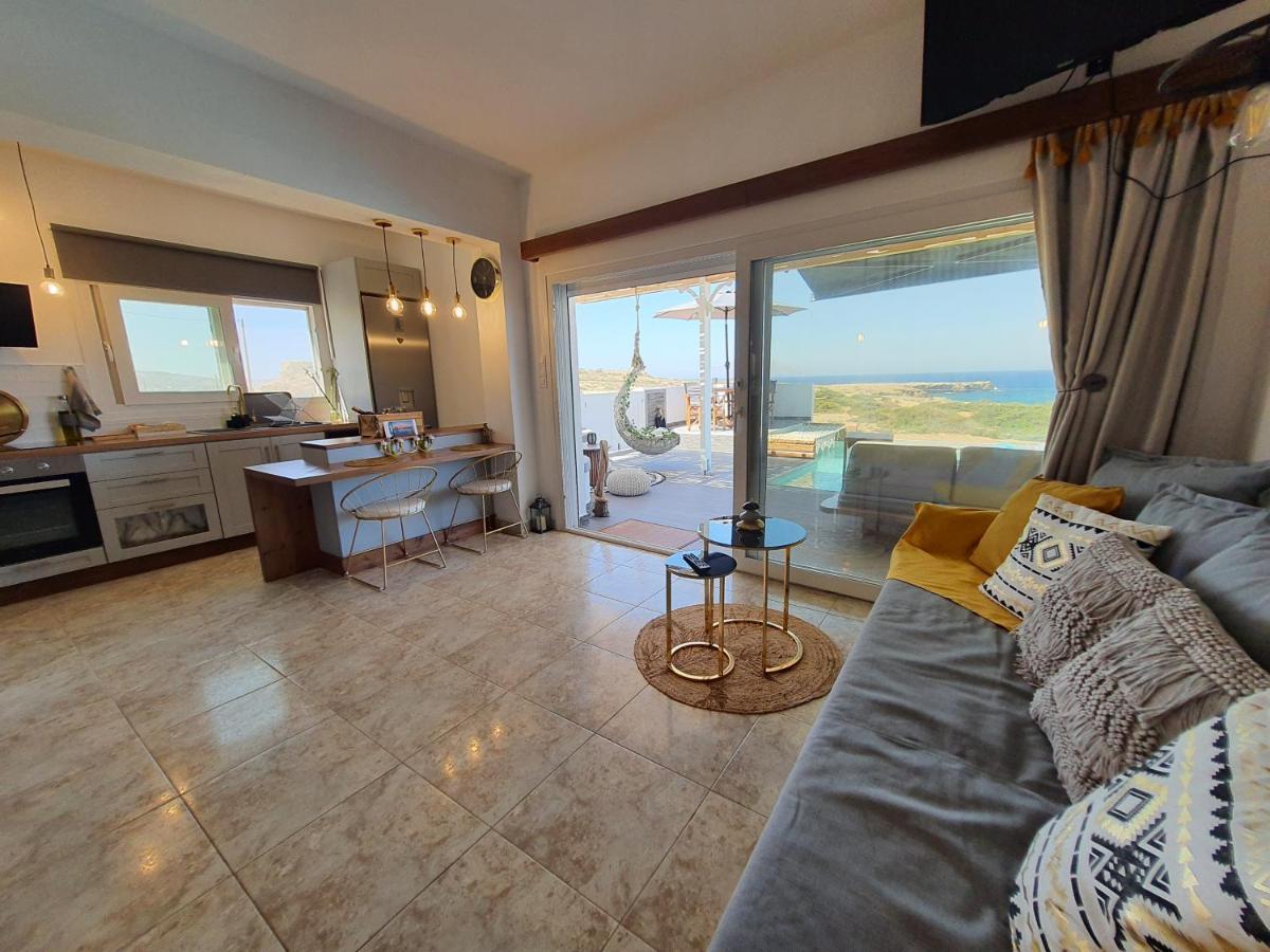 Tramonto Luxury Villa No2 - Breathtaking Sunset View Foinikion Exterior photo