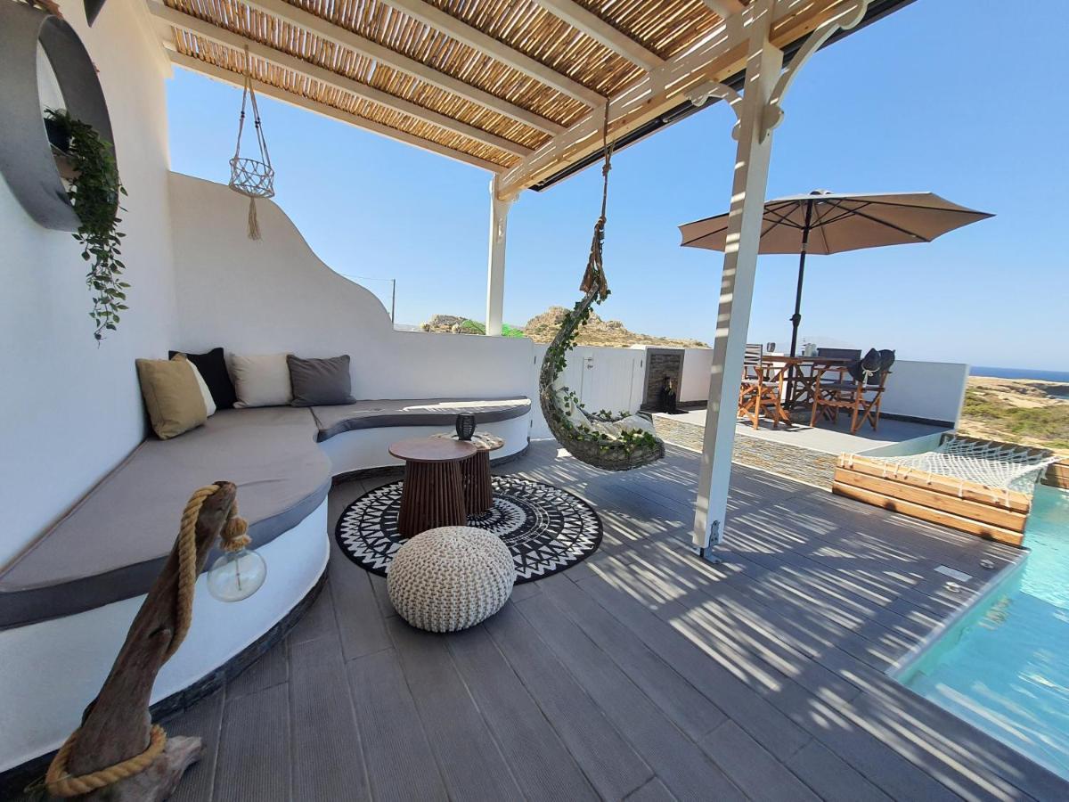Tramonto Luxury Villa No2 - Breathtaking Sunset View Foinikion Exterior photo