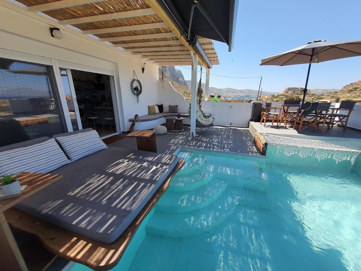 Tramonto Luxury Villa No2 - Breathtaking Sunset View Foinikion Exterior photo